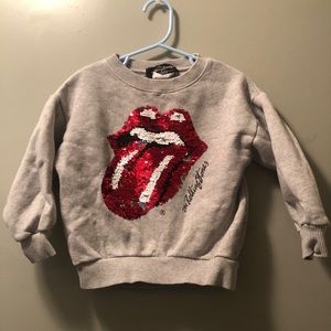 Zara rolling stone sweater